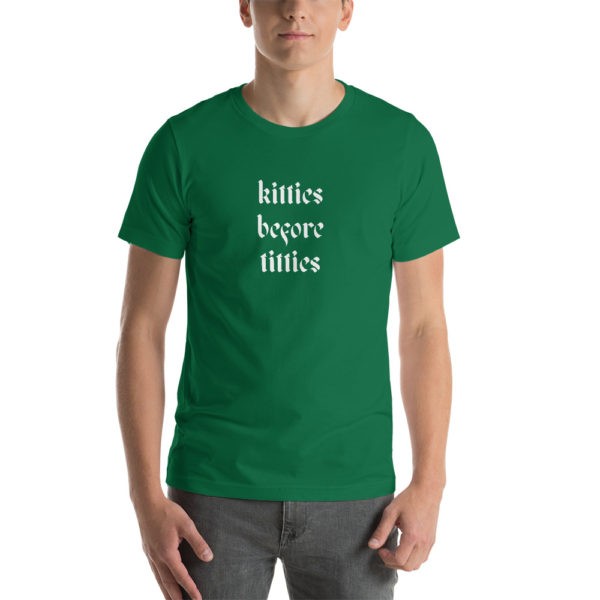 Kitties Before Titties T Shirt - Image 8