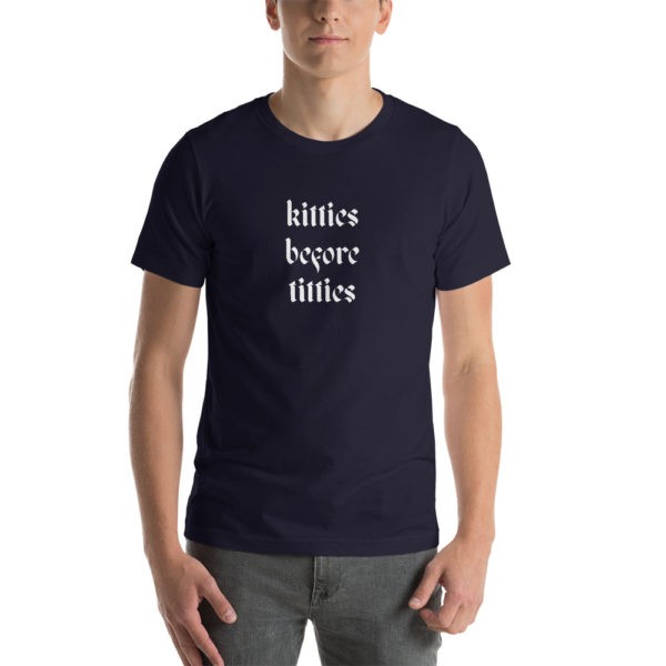 Kitties Before Titties T Shirt - Image 4