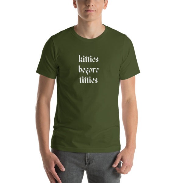 Kitties Before Titties T Shirt - Image 3
