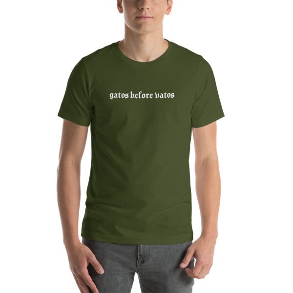 Gatos Before Vatos T Shirt - Image 5