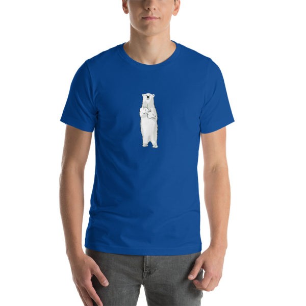 Polar Bear Holding Dandelion T-Shirt - Image 12