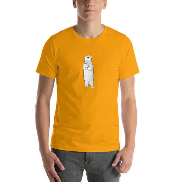 Polar Bear Holding Dandelion T-Shirt - Image 15