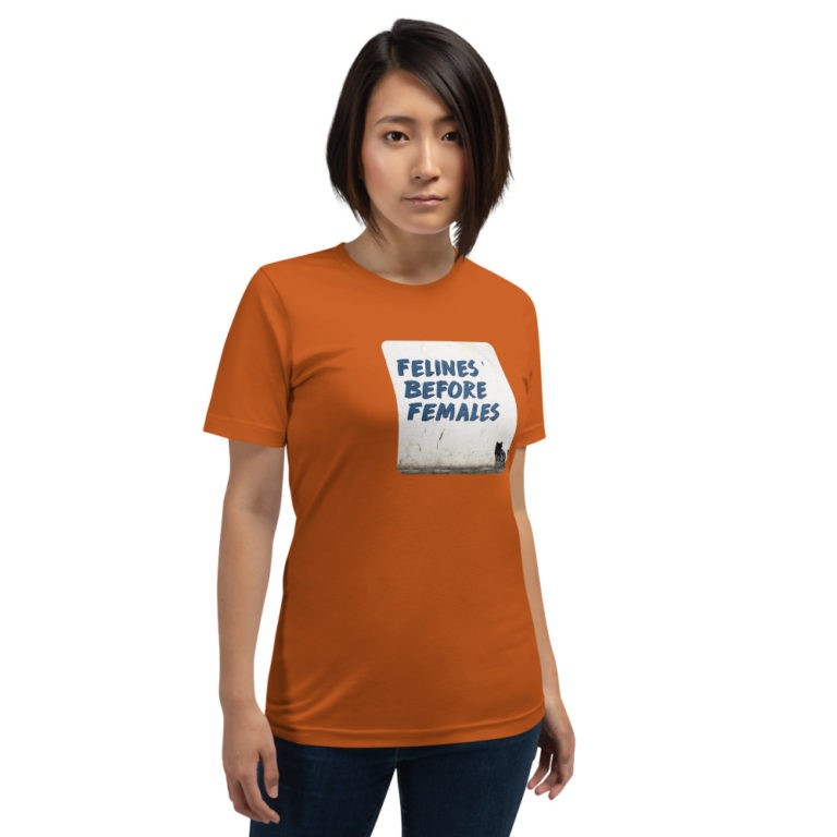 Felines Before Females T-Shirt - Image 14