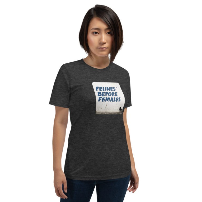 Felines Before Females T-Shirt - Image 7