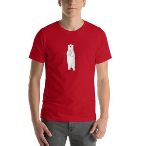 Polar Bear Holding Dandelion T-Shirt