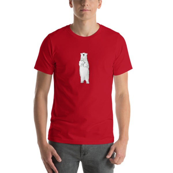 Polar Bear Holding Dandelion T-Shirt