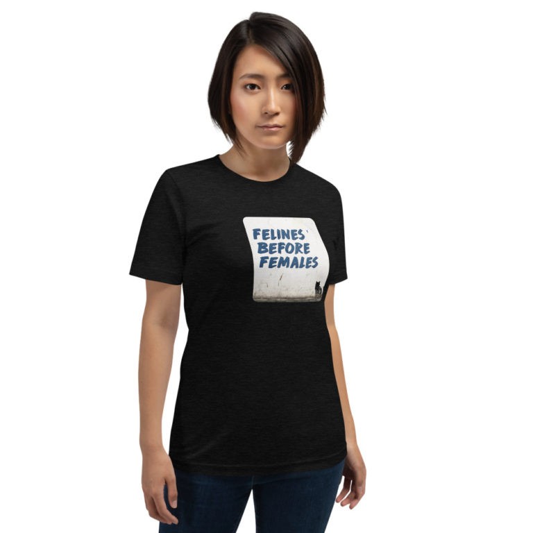 Felines Before Females T-Shirt - Image 2