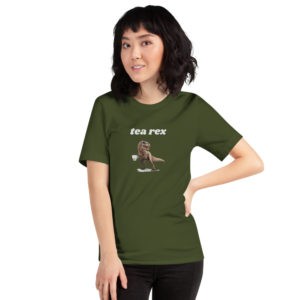 Tea Rex T-Shirt (Light Font)