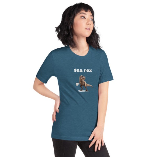 Tea Rex T-Shirt (Light Font) - Image 18