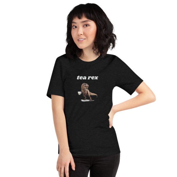 Tea Rex T-Shirt (Light Font) - Image 4