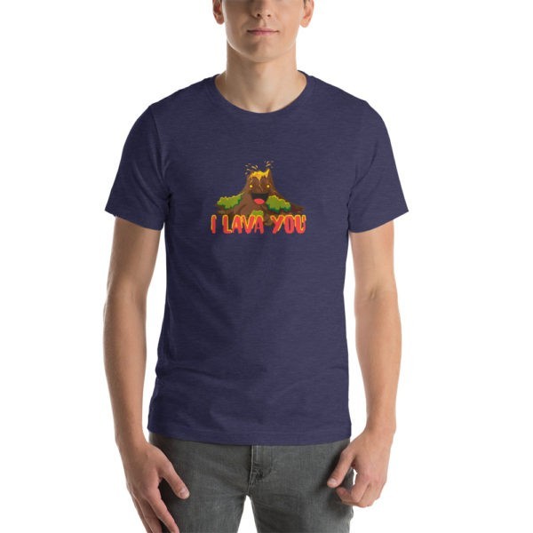 I Lava You Volcano T-Shirt - Image 3