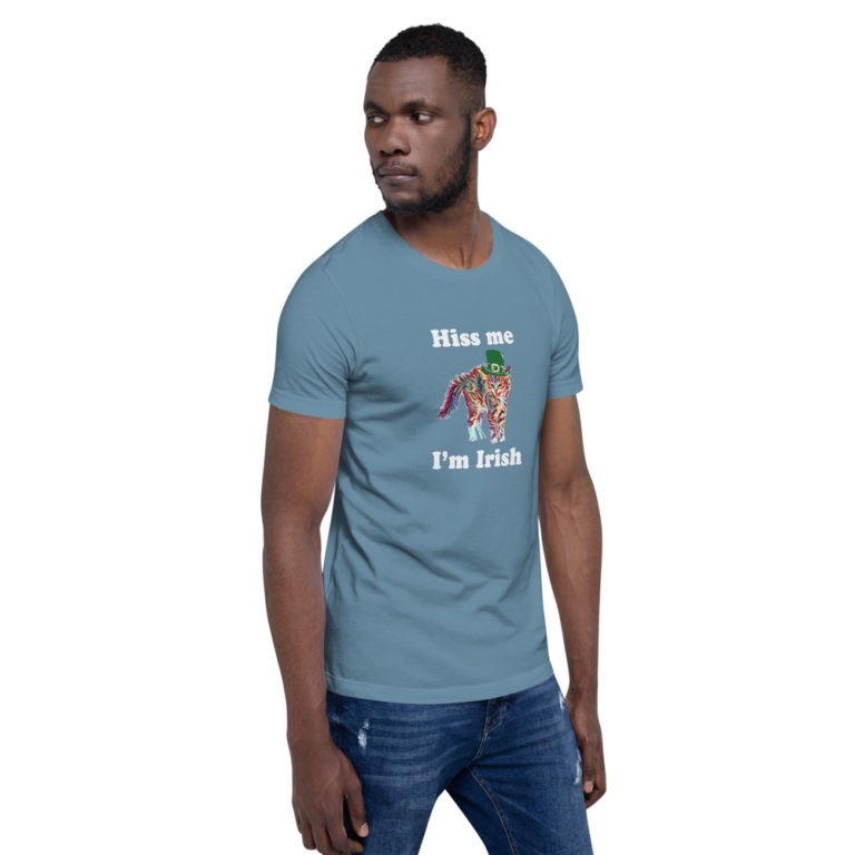 Hiss Me I'm Irish Cat T-Shirt - Image 27