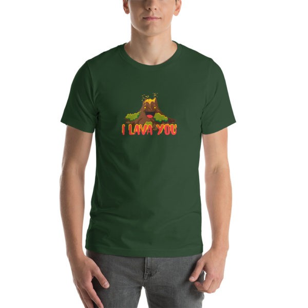 I Lava You Volcano T-Shirt - Image 6