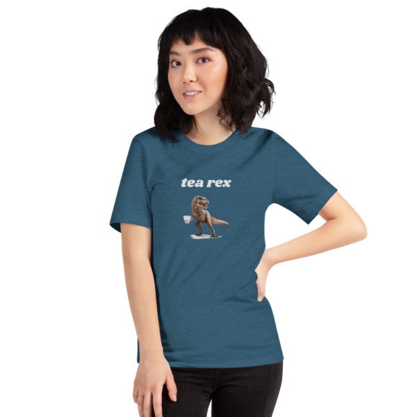 Tea Rex T-Shirt (Light Font) - Image 16