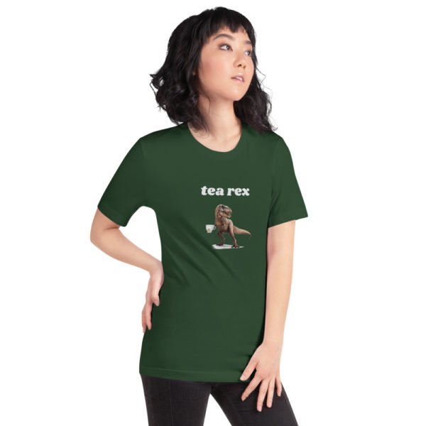 Tea Rex T-Shirt (Light Font) - Image 15
