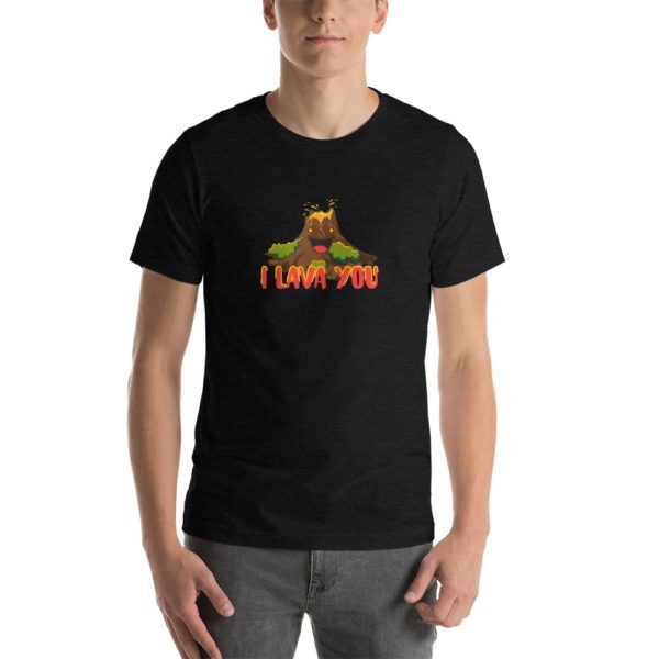 I Lava You Volcano T-Shirt - Image 2