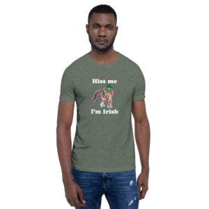Hiss Me I'm Irish Cat T-Shirt