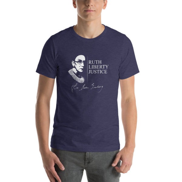Ruth Bader Ginsburg Ruth Liberty Justice T-Shirt - Image 3