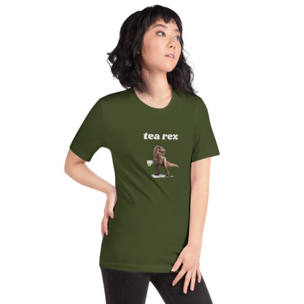 Tea Rex T-Shirt (Light Font) - Image 12