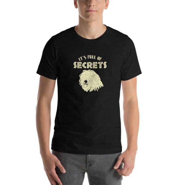 It's Full of Secrets Big Hair Dog T-Shirt - Image 2